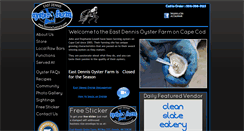 Desktop Screenshot of dennisoysters.com